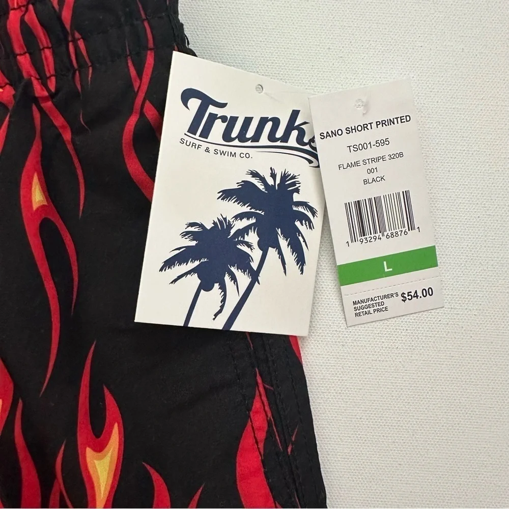 Trunks Surf & Swim Co Sano Short Flame Print Size L Men